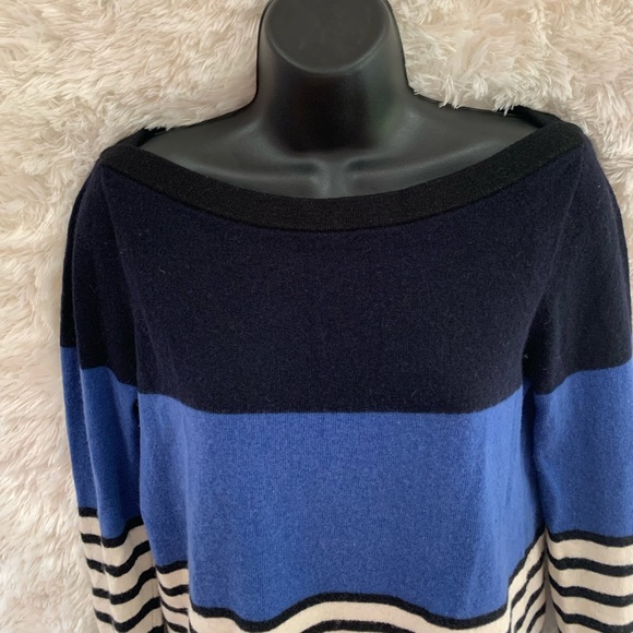 ♠️ Kate Spade Cashmere/Wool Blend Size S Block Stripped Sweater. - Picture 6 of 10